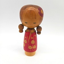 18.5cm Vintage Japanese Creative KOKESHI Doll – by MIYASHITA HAJIME KOE921