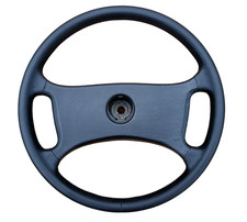 MERCEDES BENZ MB100 W631 NEW BLACK LEATHER STEERING WHEEL BUS TRUCK LKW OEM NEW