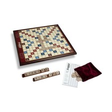 W.S. Game Company Jeu De Société Scrabble (Géant Deluxe Bois Ed) Boîte Neuve