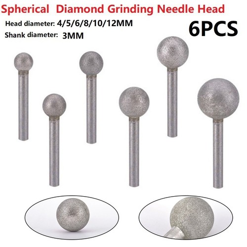 Sphérique meulage diamant - 6x,