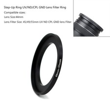 44-45/49/55mm Step-Up Ring Filter Ring UV/ND/CPL GND Lens Adapter Filter Ring