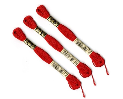 Dmc 321 lot échevettes - 3,