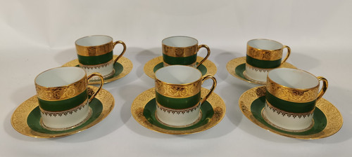 Lot tasses sous - lot, en