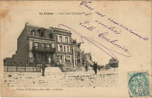 Cpa crotoy rue des - cpa, le