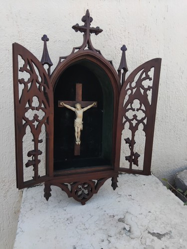 Ancien tabernacle croix jesus - tabernacle,