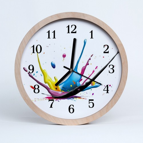 Tulup horloge murale bois - en,