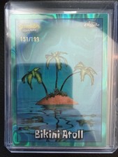 2025 Topps Chrome Spongebob #157 Bikini Atoll Aqua Lava Parallel /199