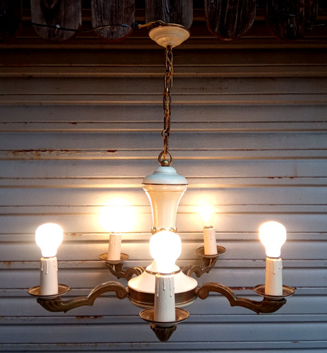 Rare lustre feux bronze - 5,