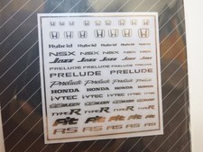 Sticker métal logo HONDA 1/43