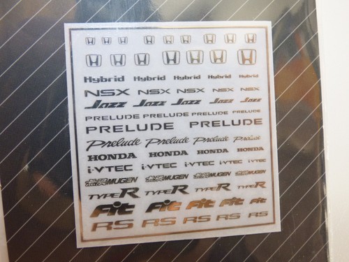 Sticker métal logo honda - logo,