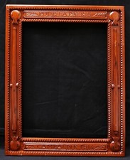 Antique Patriotic Pitchpin Carved Frame WWI Homeland 1914