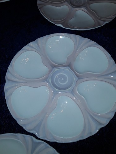 Rares assiettes huîtres - 6,