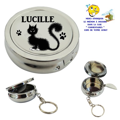 Customizable cat keychain