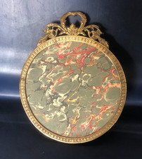 Ancien cadre photo rond en