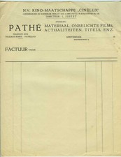 PATHE BABY CINEMA AMSTERDAM 6 documents NETHERLANDS NETHERLANDS