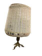 ANCIENNE LAMPE PIED DE BRONZE