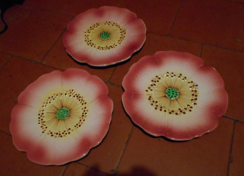 Assiettes barbotine art - assiettes,