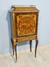 Lady secretary in office, happiness of the day, rosewood, wood inlay