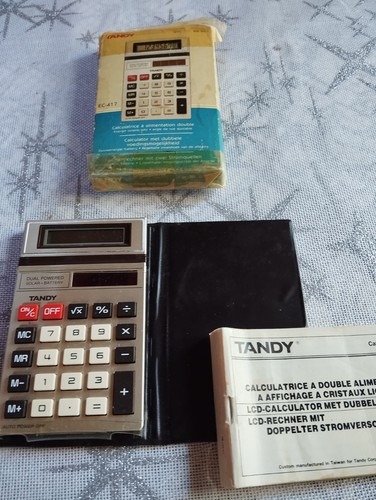 Calculatrice tandy ec 417 - ", ec-417