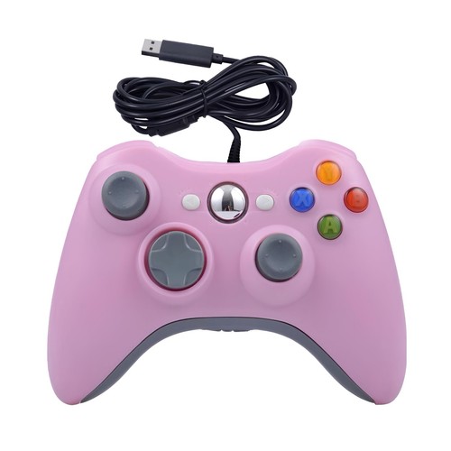 Manette filaire rose usb pour - manette,