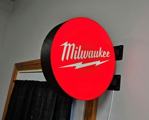 Enseigne lumineuse milwaukee - enseigne,