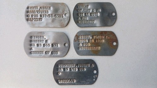 Plaques identités dog - 5, d'identités