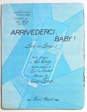 Partition vintage sheet music