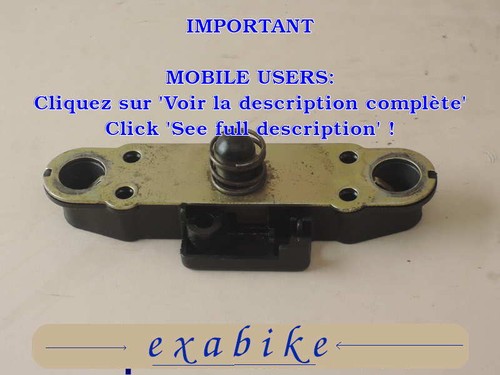 Verrou selle pour suzuki rg - de,