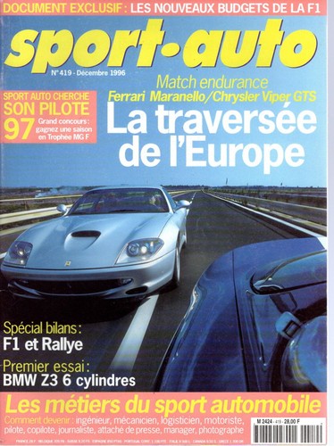 Sport auto 419 1996 - auto, jaguar