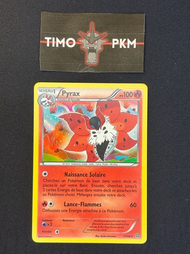 Carte pokémon pyrax 17 - :, 17/98