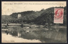 CPA Heer-Agimont, Le Bac du