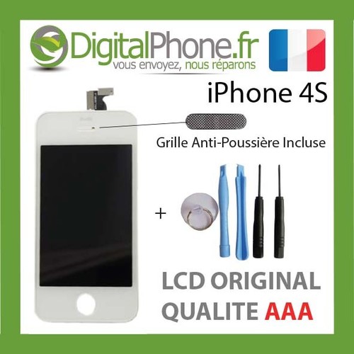 Ecran iphone blanc - 4s,