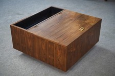 Table basse bar en palissandre 1970's