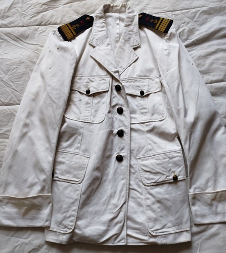 Veste militaire coton - coton, blanc
