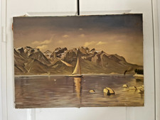 Tableau Peinture Huile Toile