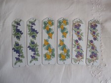 6 plaques emaillées plaques