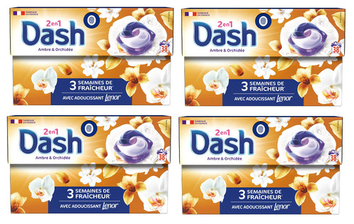 Dash capsules 2en1 ambre - capsules,