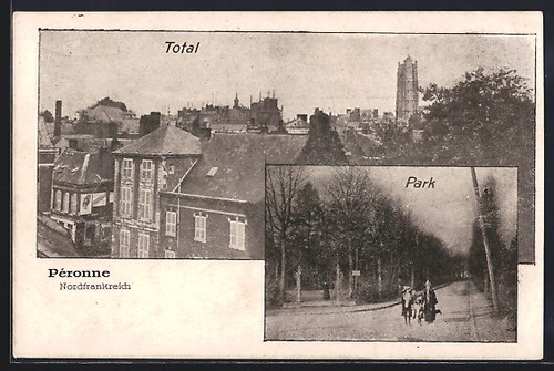 Cpa péronne vue - vue, générale