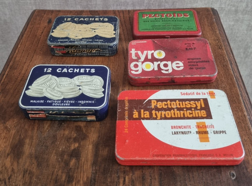 Lot boîtes métal - 5,