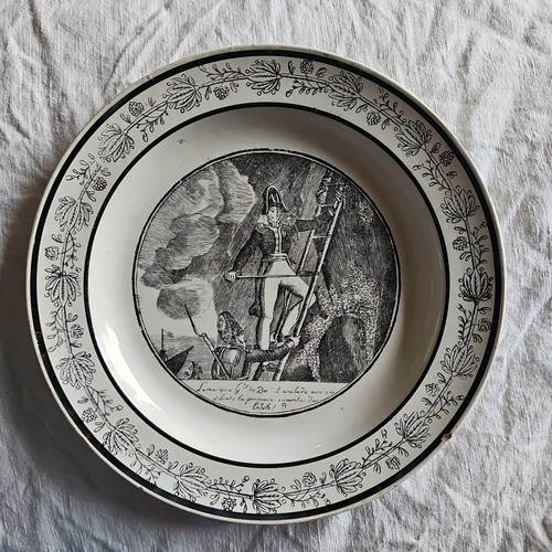 Assiette parlante faïence - assiette,