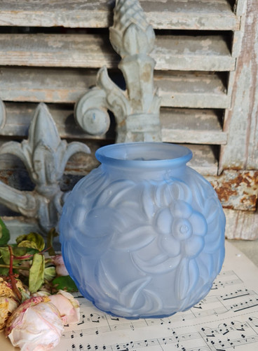 Ancien vase boule art - ancien,
