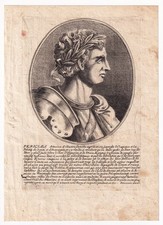 Portrait XVIIe Périclès Grèce Greece Athènes Pericles Athens Perikles Περικλῆς