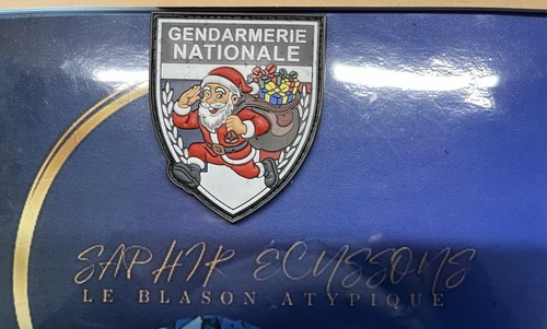 écusson noël gendarmerie - Écusson,