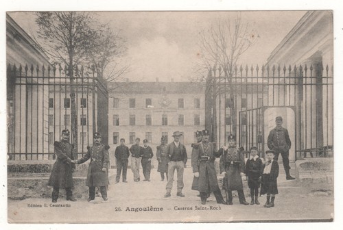 Cpa angoulême caserne - -, :