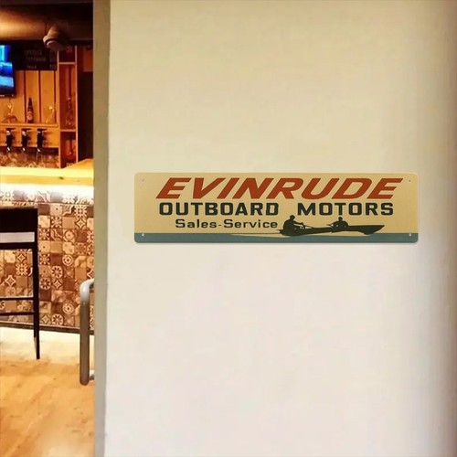 Evinrude vintage metal - evinrude,