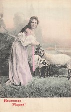 CP EASTER BEAUTIFUL SHEPHERD SHEEP - 54899