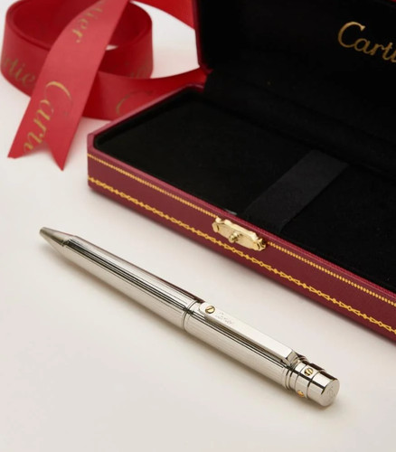 Cartier santos ballpoint pen - cartier,