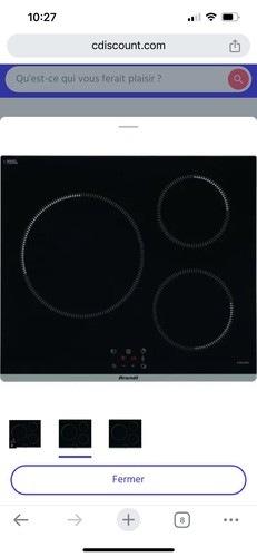 Plaque induction brandt - plaque,