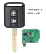 Clé Vierge Nissan Note Qashqai Micra Nv2000 Juke Maxity X-Trail Navara Id46 //