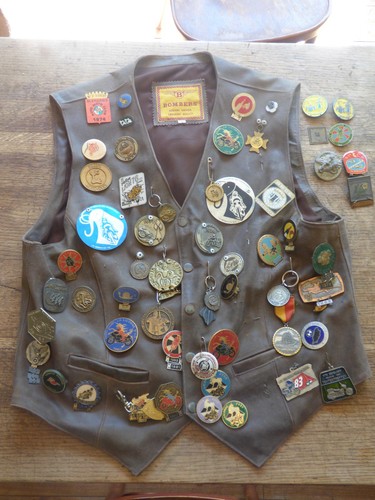 Ancien gilet motard biker - ancien,